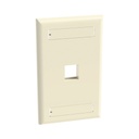 Placa De Pared Vertical Salida Para 1 PuertoPanduit Keystone Con Espacios Para Etiquetas