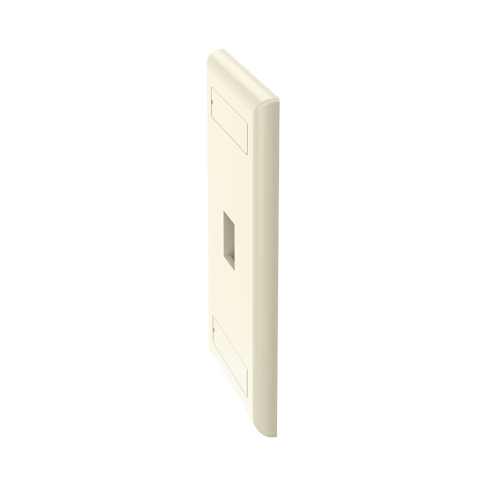 Placa De Pared Vertical Salida Para 1 PuertoPanduit Keystone Con Espacios Para Etiquetas