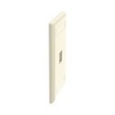 Placa De Pared Vertical Salida Para 1 PuertoPanduit Keystone Con Espacios Para Etiquetas