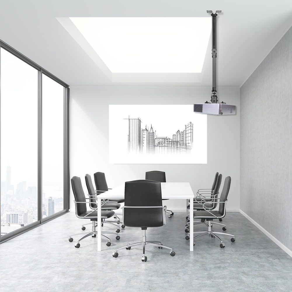 Soporte de Acero Ovaltech OVPR-650MM para Proyector de pared Color Negro