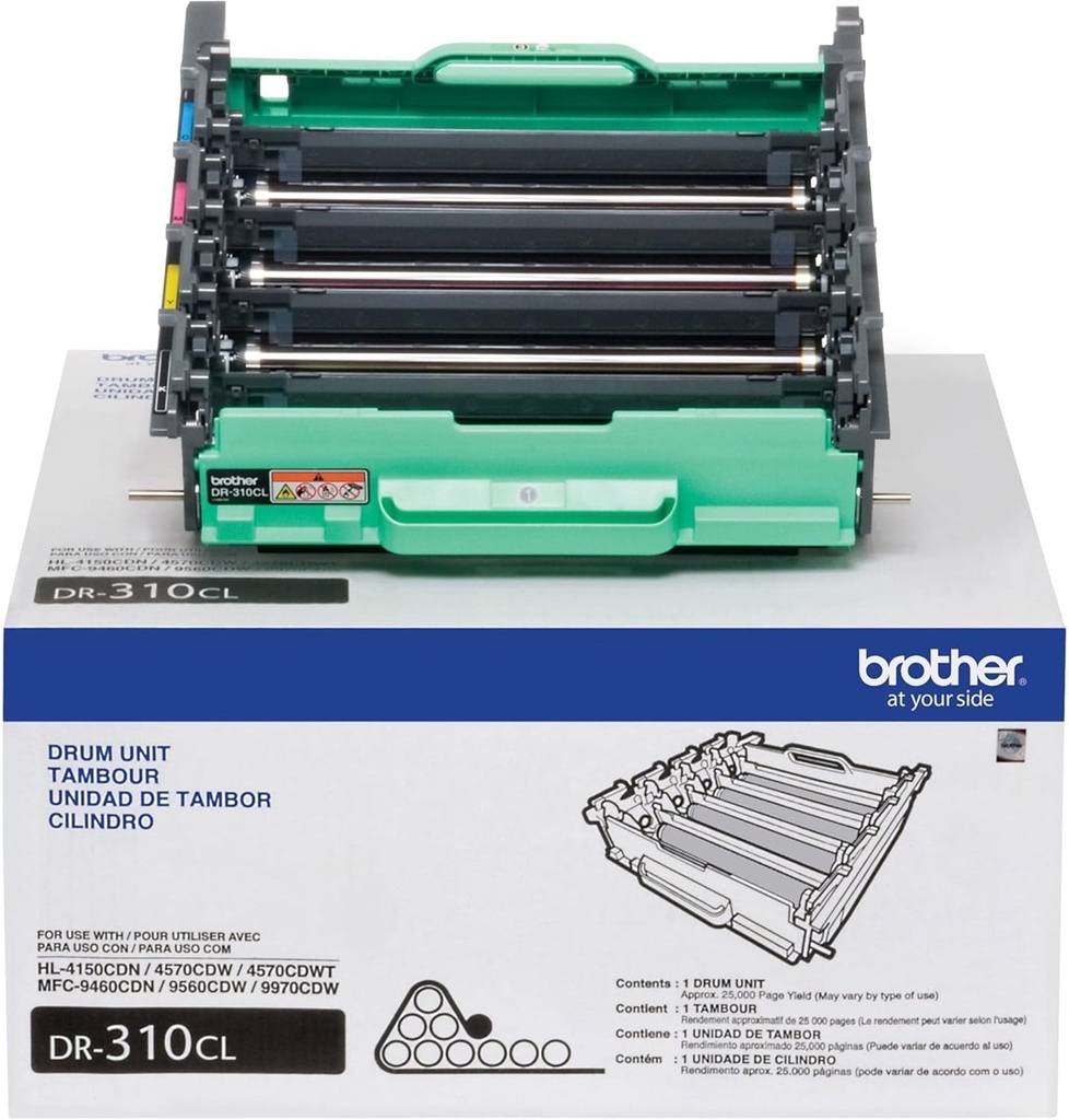 Tambor Brother DR310CL Color Negro Rinde 25.000 Páginas