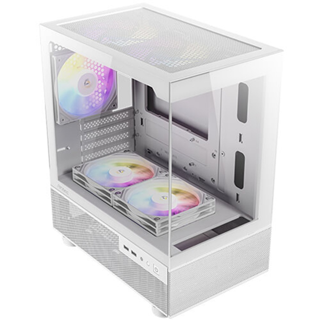 Gabinete Antec Cx200m RGB Elite Mini Tower Micro ATX ITX 5 Ventiladores ARGB Instalados