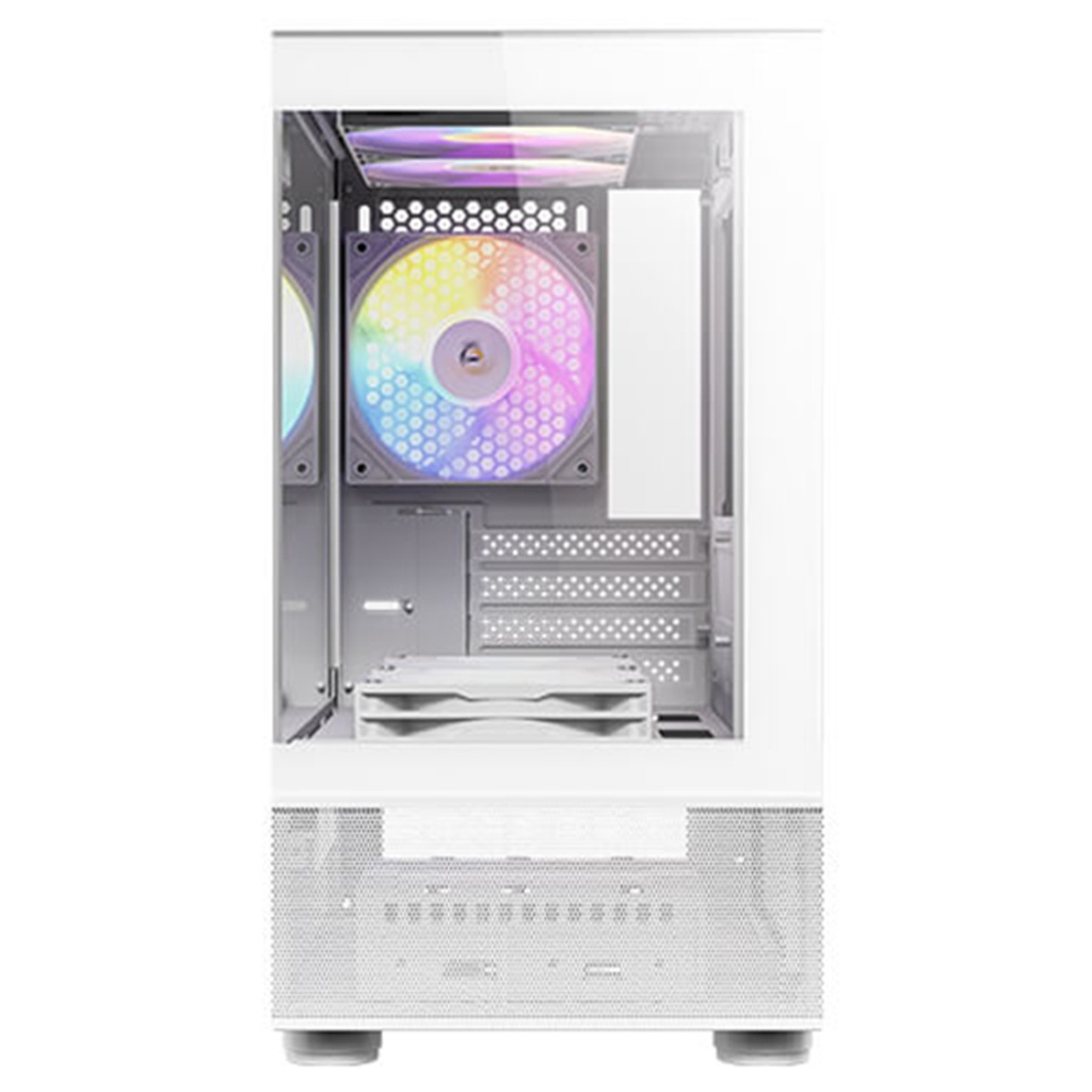 Gabinete Antec Cx200m RGB Elite Mini Tower Micro ATX ITX 5 Ventiladores ARGB Instalados