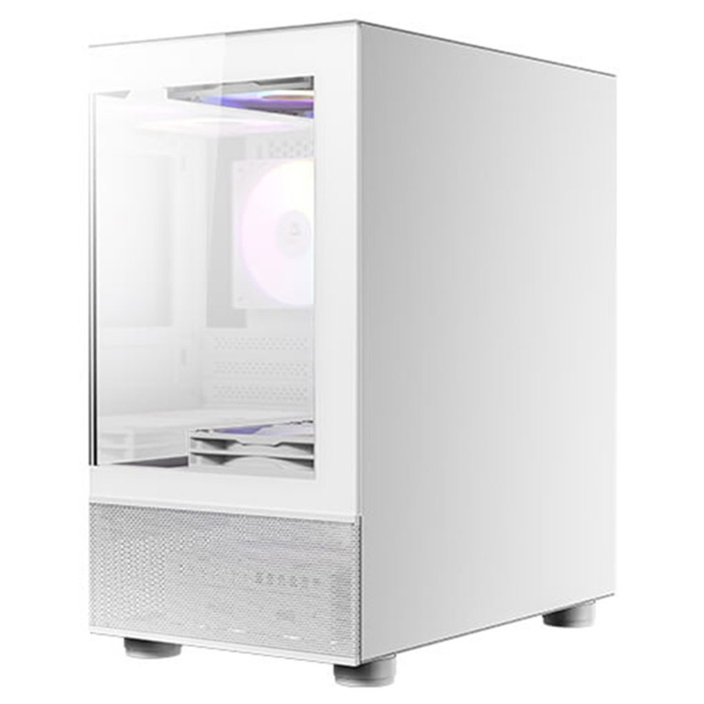 Gabinete Antec Cx200m RGB Elite Mini Tower Micro ATX ITX 5 Ventiladores ARGB Instalados