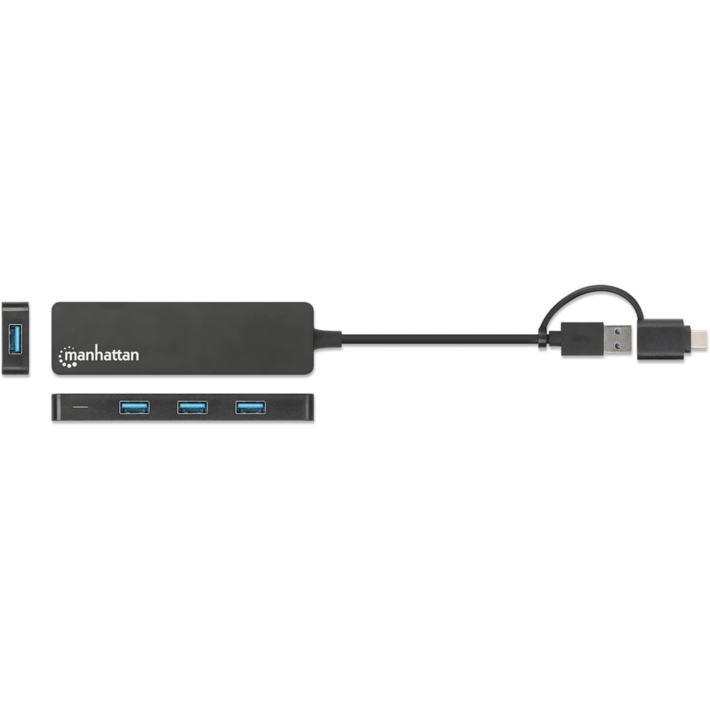 Docking Station USB Manhattan 180863 Hub USB C/USB A - USB A 3.1 5 Gbit/s