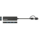 Docking Station USB Manhattan 180863 Hub USB C/USB A - USB A 3.1 5 Gbit/s