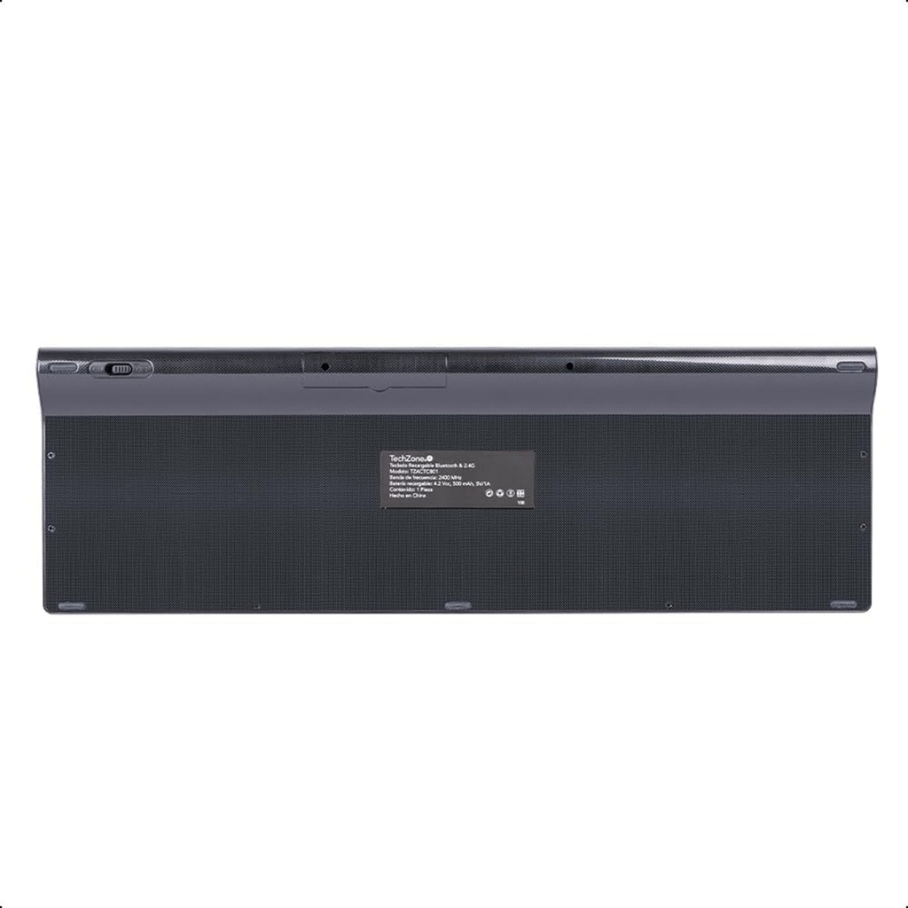 Teclado Techzonet ZACTCB01 Inalambrico Bluetooth Recargable USB C 