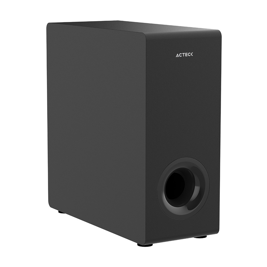 Barra De Sonido Con Subwoofer Acteck Dynamic Thin BS600 Bluetooth 3.5 mm USB HDMI