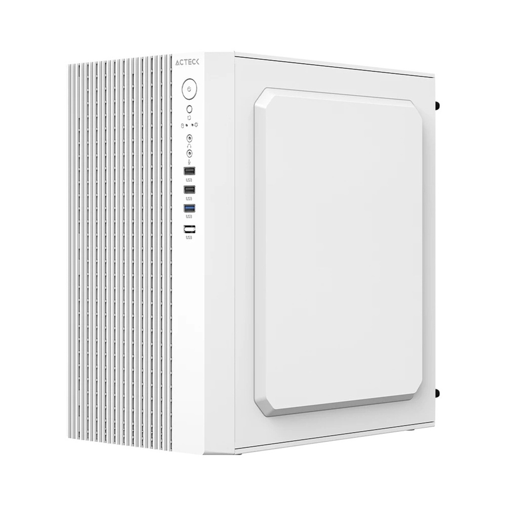 Gabinete Acteck Zenith GI656 Mini-Tower Micro-ATX/Mini-ITX USB 2.0/3.0 Con Fuente 500W 1 Ventilador Instalado