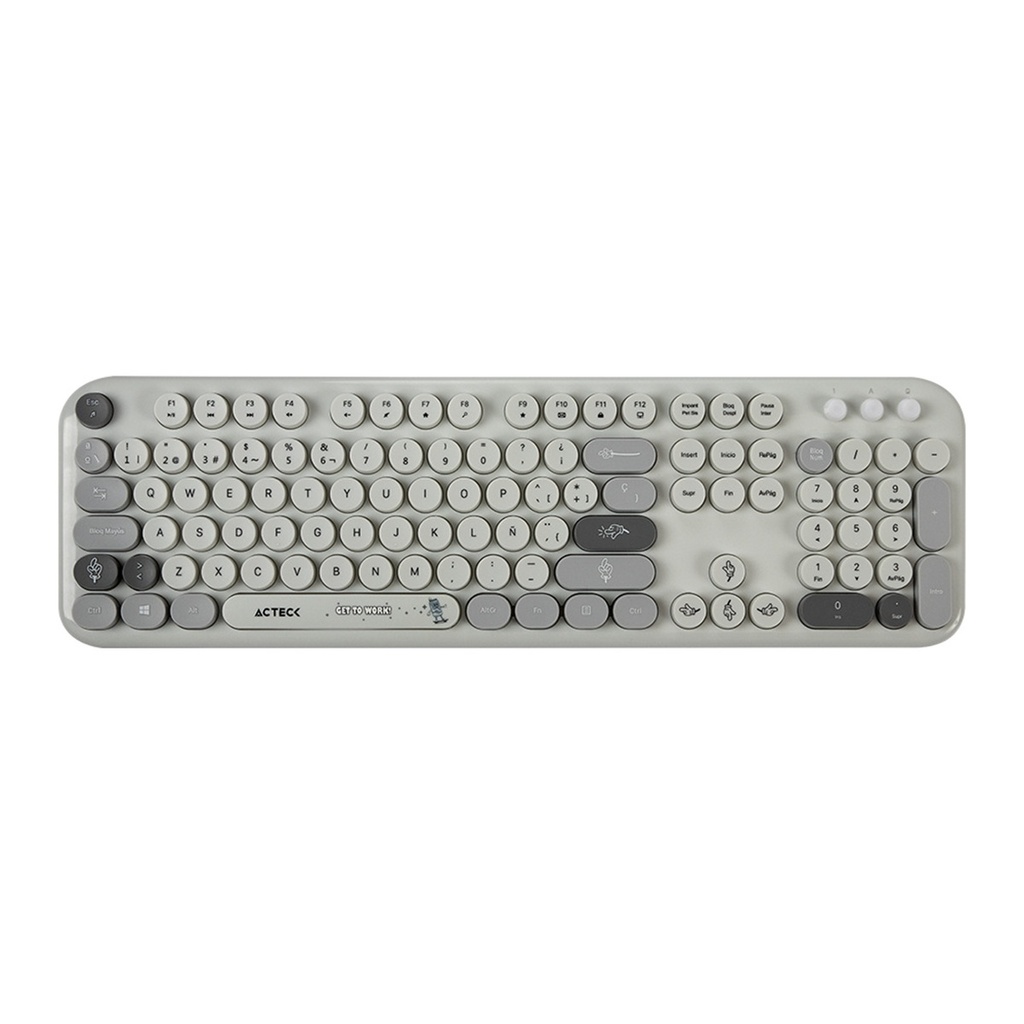 Kit de Teclado y Mouse Acteck Creator Chic K- Colors MK485 RF Inalámbrico Español