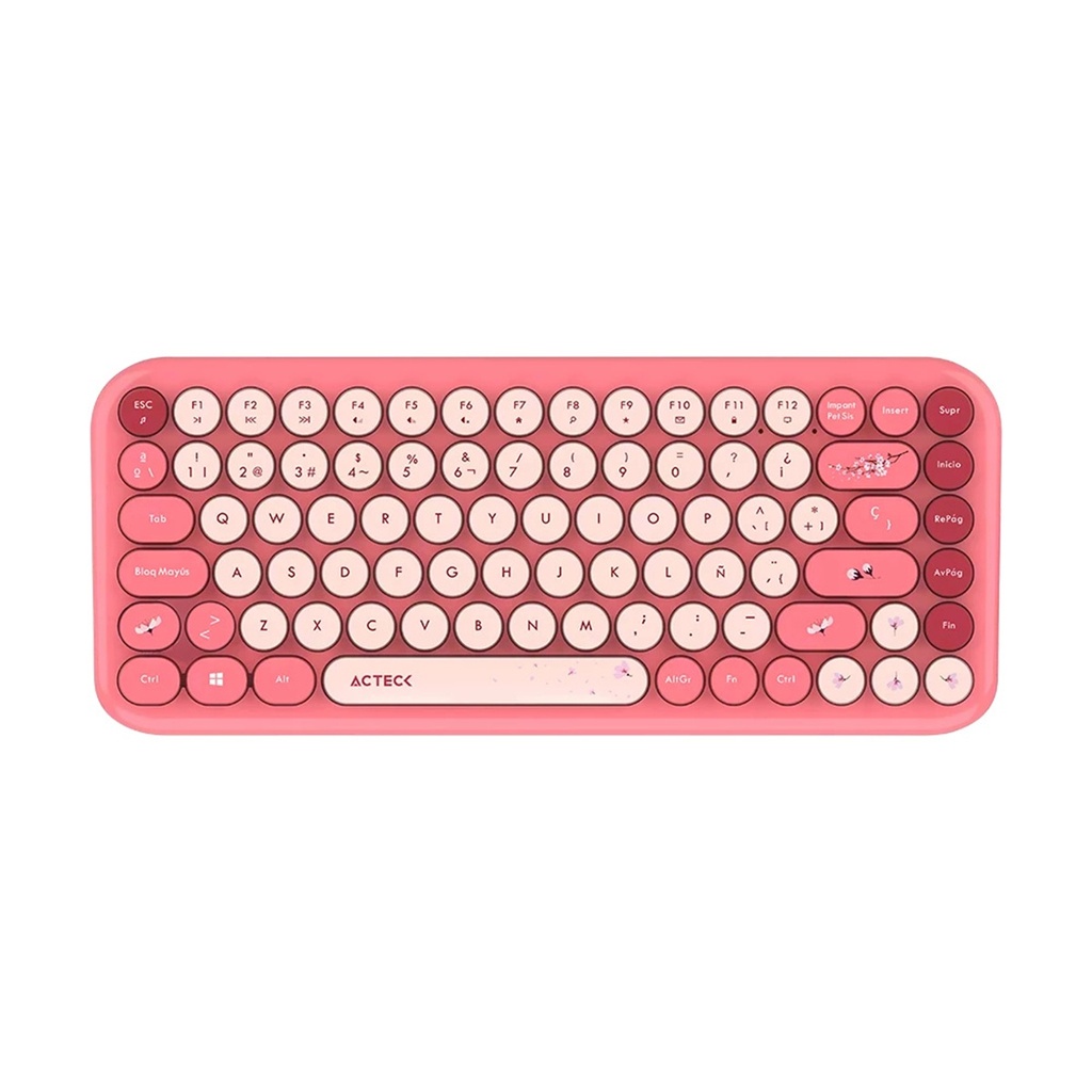 Kit de Teclado y Mouse Acteck Creator Chic K- Colors MK480 RF Inalámbrico Español