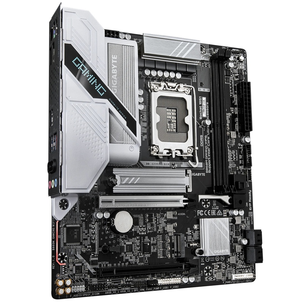Tarjeta Madre Gigabyte B860M GAMING WIFI6 S-1851 Micro ATX  64 GB DDR5