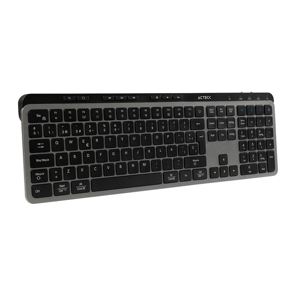 Kit de Teclado y Mouse Acteck Creator Krea MK755 Inalámbrico RF Inalámbrico/Bluetooth Español