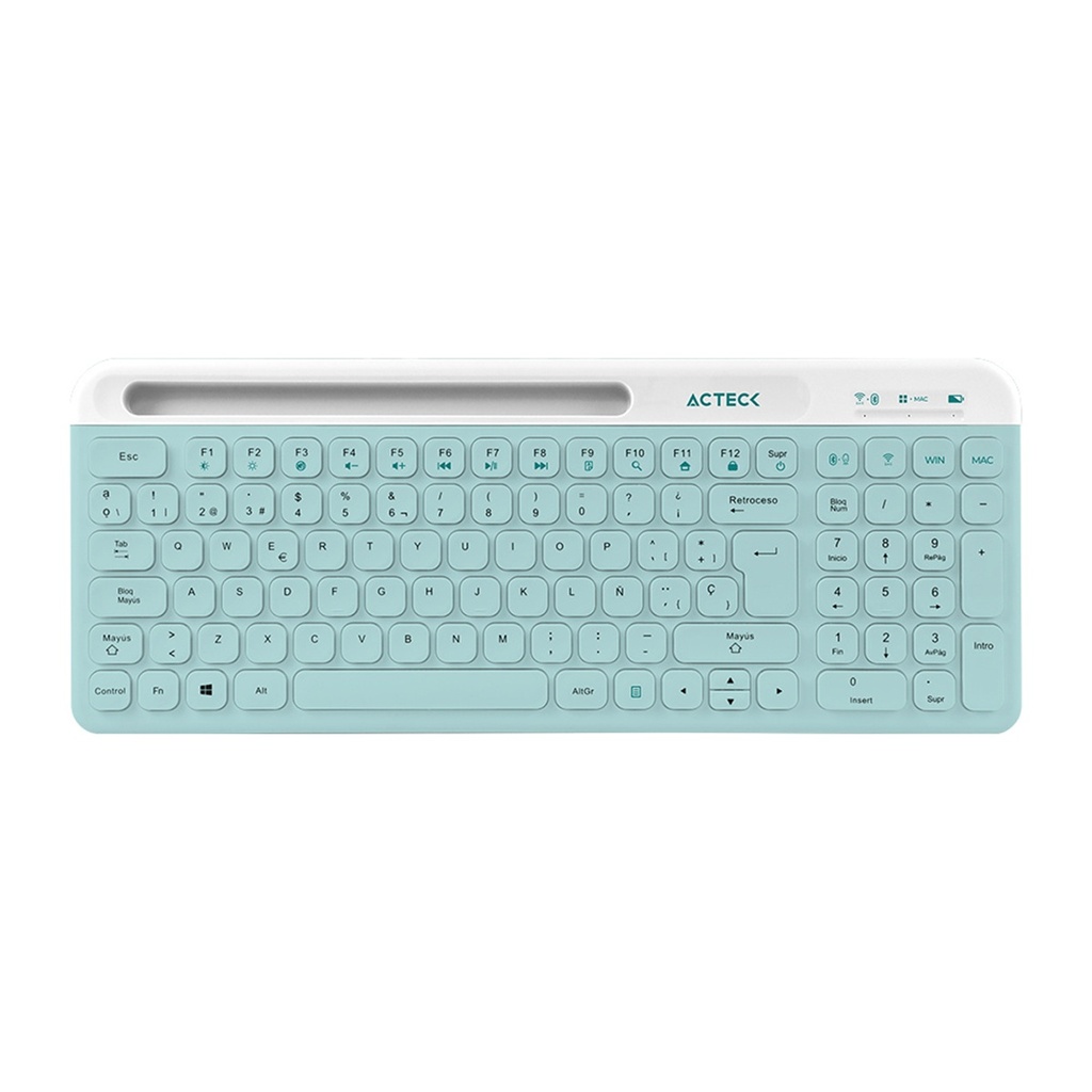 Kit teclado y mouse  creator vituos silk mk720 acteck elite series teclado y mouse inalámbrico 2.4mhz - alcance 10m