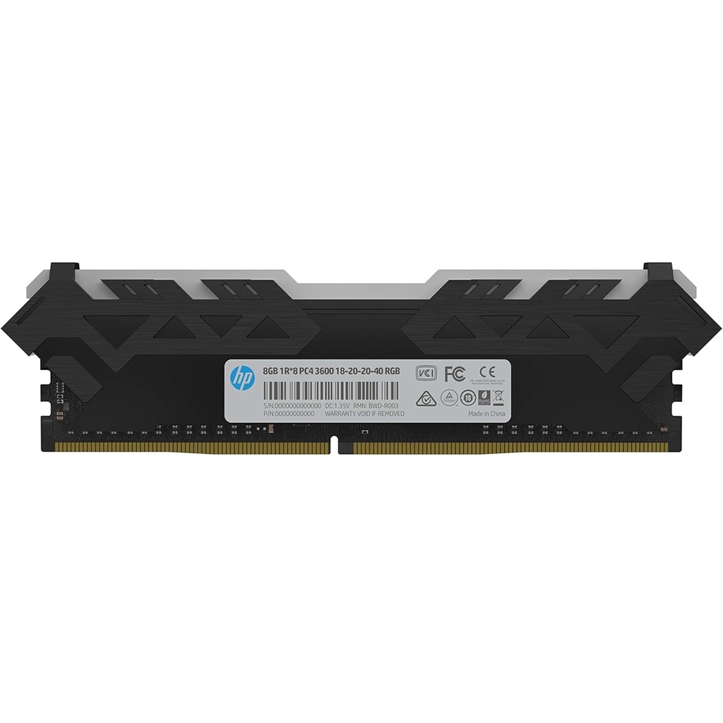 Memoria RAM HP V8 DDR4 3600MHz 8GB CL18 XMP 