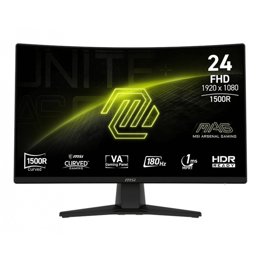 Monitor Gamer Curvo MSI MAG 242C LCD 23.6" Full HD 180Hz HDMI/DisplayPort