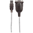 Cable USB Serial Manhattan USB Macho - DB9 Macho 45cm