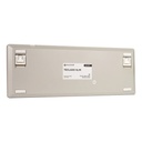 Teclado Gamer Mecánico Naceb NA-0971 LED RGB TKL Huano Red Alámbrico USB Español