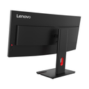 Monitor lenovo thinkvision t34wd-40 34" wqhd curvo 1500r con usb-c 100w y hub usb