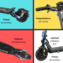 Scooter electrico stylos m3 azul -