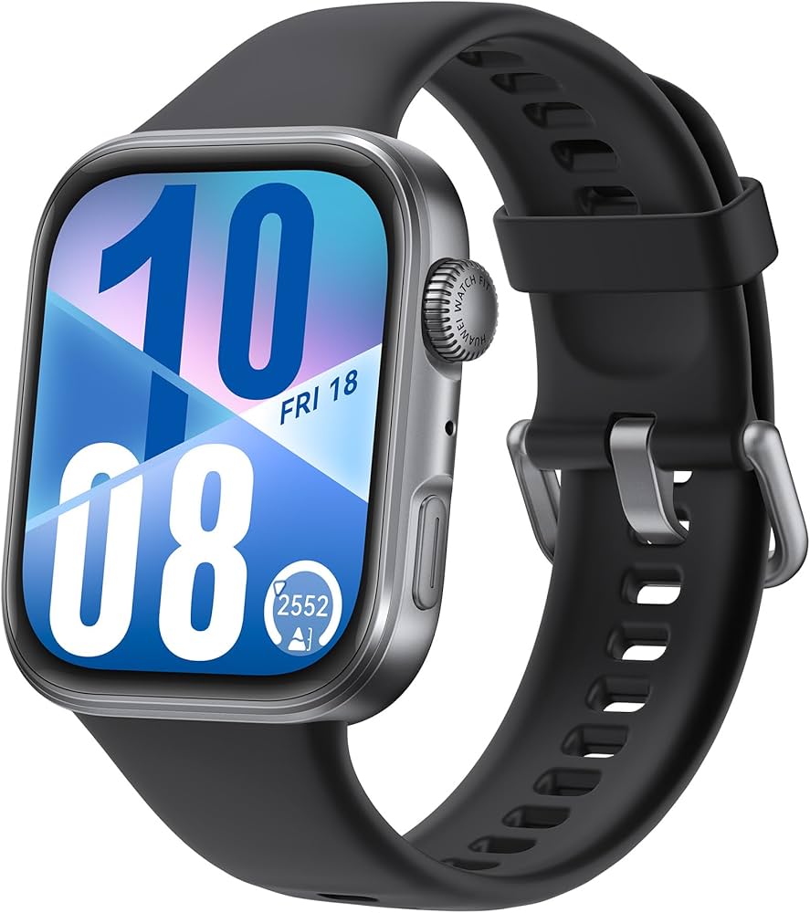 Huawei watch fit 4 black pantalla tactil 1.82 amoled, colores negro. peso 27g