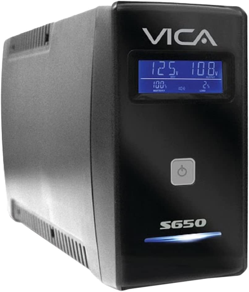 No Break Vica con Regulador S650 360W 650VA Entrada 81-147V Salida 108-132V