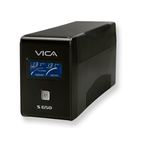 No Break Vica con Regulador S650 360W 650VA Entrada 81-147V Salida 108-132V