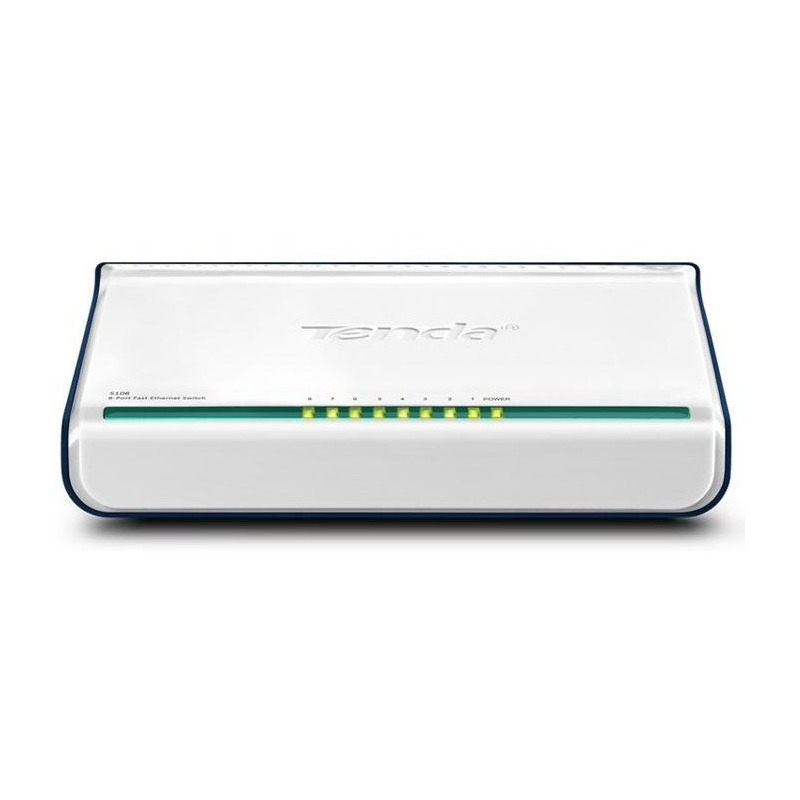 Switch tenda s108 - color blanco