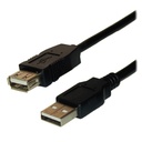 Cable USB A Macho a USB A Hembra X-Case 1.8 Metros Negro