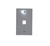 Tapa xcase (faceplate) para caja de pared de 1 perforacion, blanca