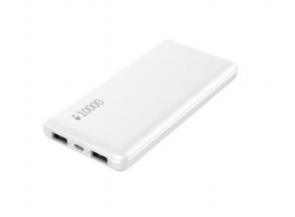 Power bank nextep ultra ligera 10000 mah 2 puertos color blanco