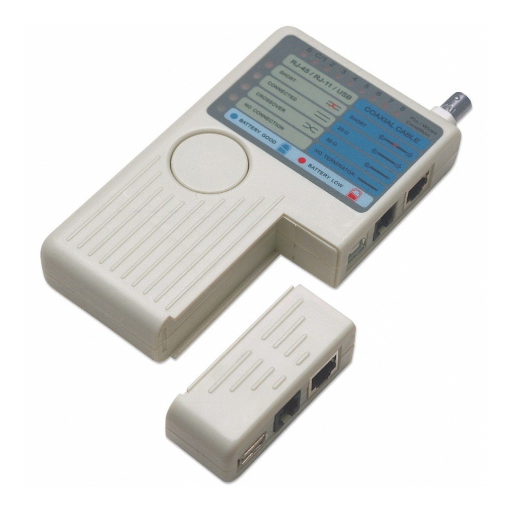 Probador de cables intellinet 351911 - bnc