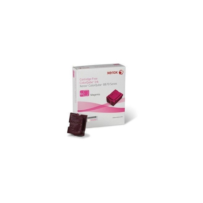 Tinta xerox solida magenta 6 barras 17.300 pag.
