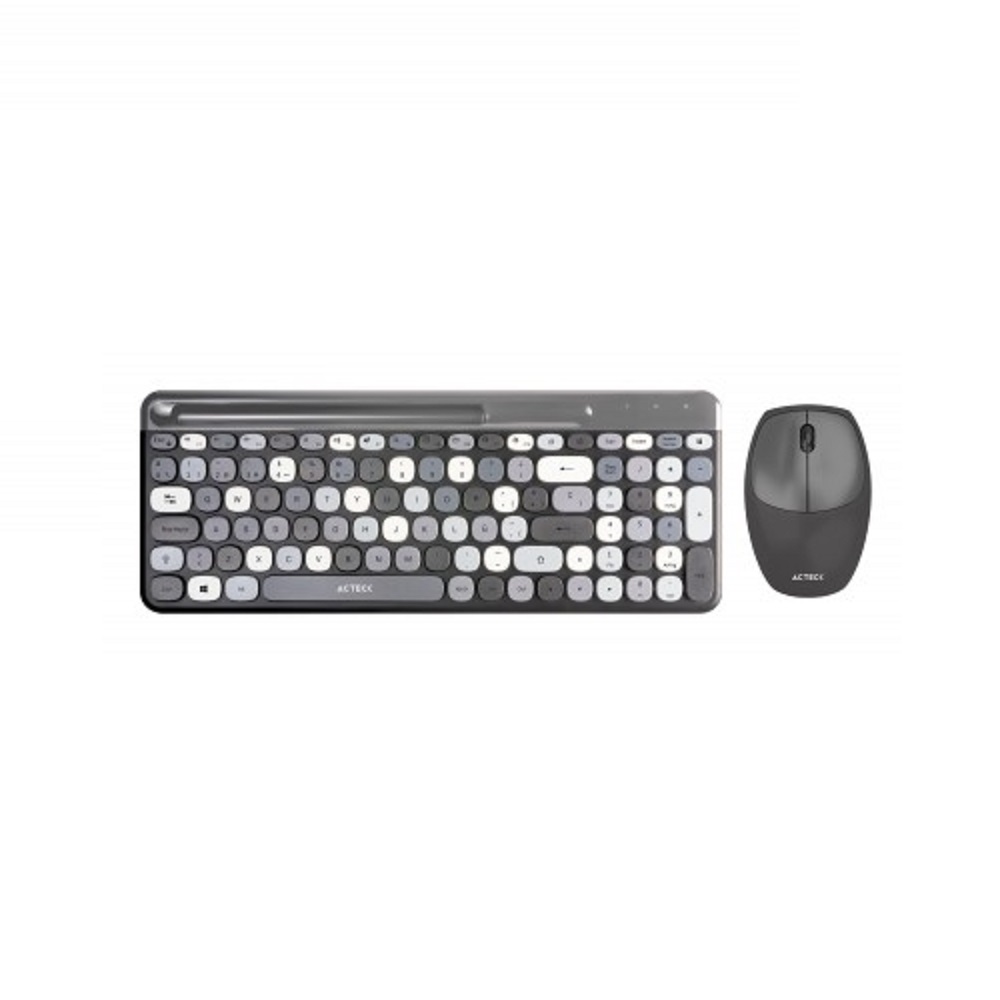 Kit de Teclado y Mouse Acteck Creator Chic Colors MK470 Inalámbrico USB Español