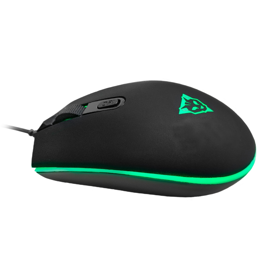 Mouse ocelot gamer alambrico usb dpi configurables hasta 2400