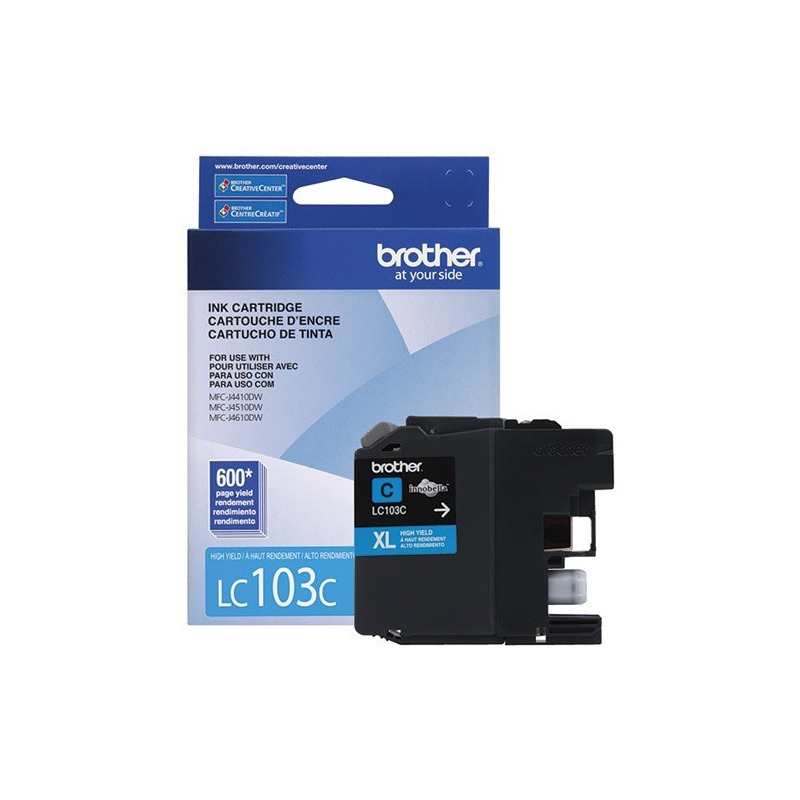 Cartucho brother lc103c - cian