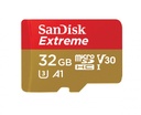 Memoria Flash SanDisk Extreme 32GB MicroSDHC UHS-I Clase 10 Con Adaptador