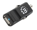 Cargador usb para auto cel/tablet manhattan 101714