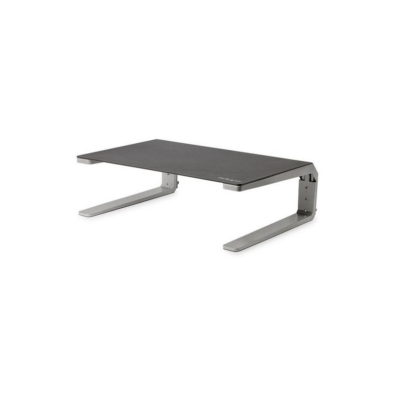 Base para monitor en acero y aluminio - altura ajustable - soporte elevador para monitor de hasta 32 - pedestal para monitor - s