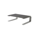 Base para monitor en acero y aluminio - altura ajustable - soporte elevador para monitor de hasta 32 - pedestal para monitor - s