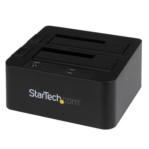 Docking Station Startech USB 3.0 y eSATA Para 2 Discos Duros 2.5''/3.5'' SATA