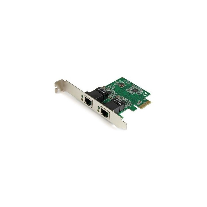 Tarjeta De Red StarTech NIC PCI Express Perfil Bajo De 2 Puertos Gigabit Ethernet RJ-45