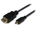 Cable Hdmi De Alta Velocidad Con Ethernet A Micro Hdmi 3m  2x macho Adaptador negro