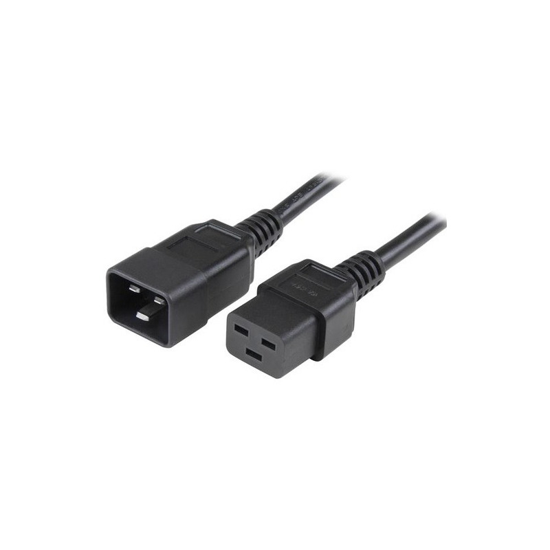 Cable de 1.8m c19 a c20 de servicio pesado de 14awg para alimentación de computadoras - startech.com mod. pxtc19c20146