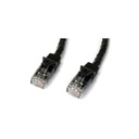 Cable de red ethernet snagless sin enganches cat 6 cat6 gigabit 5m - negro - startech.com mod. n6patc5mbk