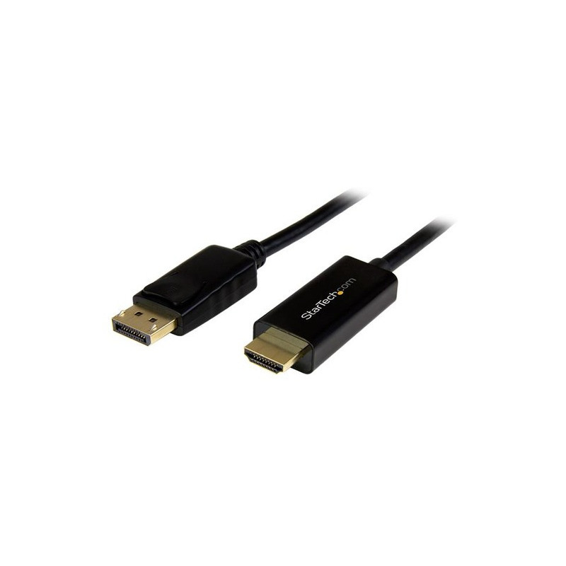 Cable de 3m adaptador displayport a hdmi - 4k 30hz - cable convertidor dp a hdmi ultra hd - startech.com mod. dp2hdmm3mb