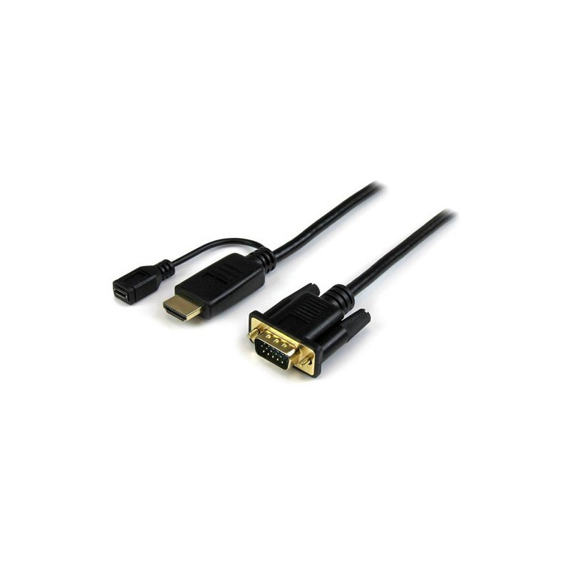 Cable de 1.8m convertidor activo hdmi a vga - adaptador 1920x1200 1080p - startech.com mod. hd2vgamm6