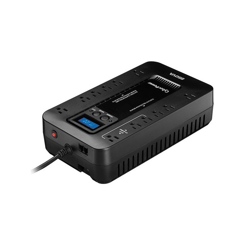 Ups Cyberpower EC850LCD 850VA 390W Ecológico 12 Contactos