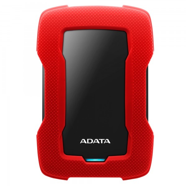 Disco Duro Externo Adata HD330 2.5'' 1TB USB 3.1 Rojo/Negro A Prueba de Golpes para Mac/PC