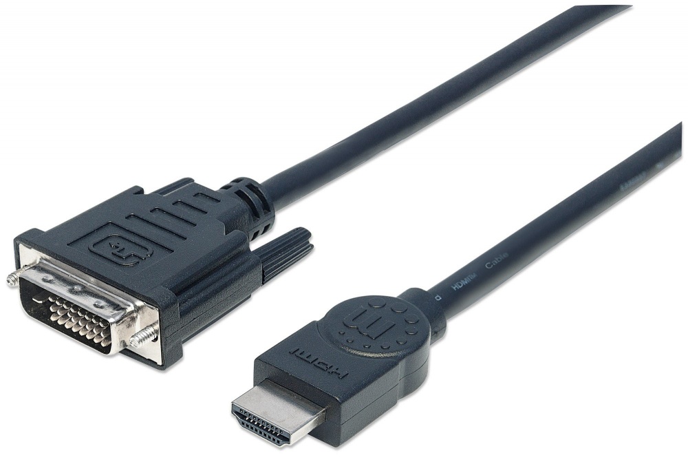 Cable video Hdmi Manhattan Dvi D m-m 3.0m